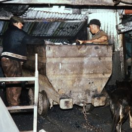 Kleinbergbau im walisischen Kohlenrevier (1990)