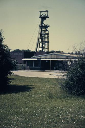 Zeche Gneisenau Schacht Kurl 3 in Dortmund 1986